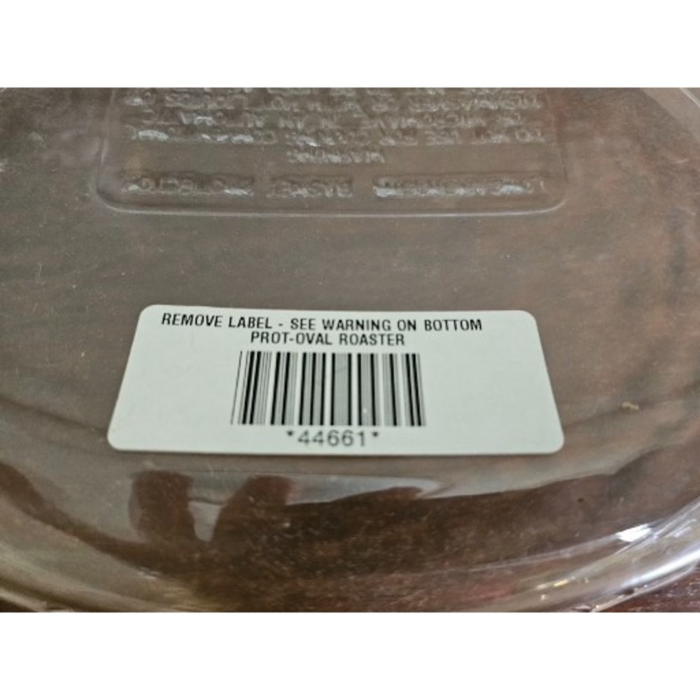 Longaberger Oval Roaster Basket Protector 12.5"L x 10.25"W x 4.25"H NEW